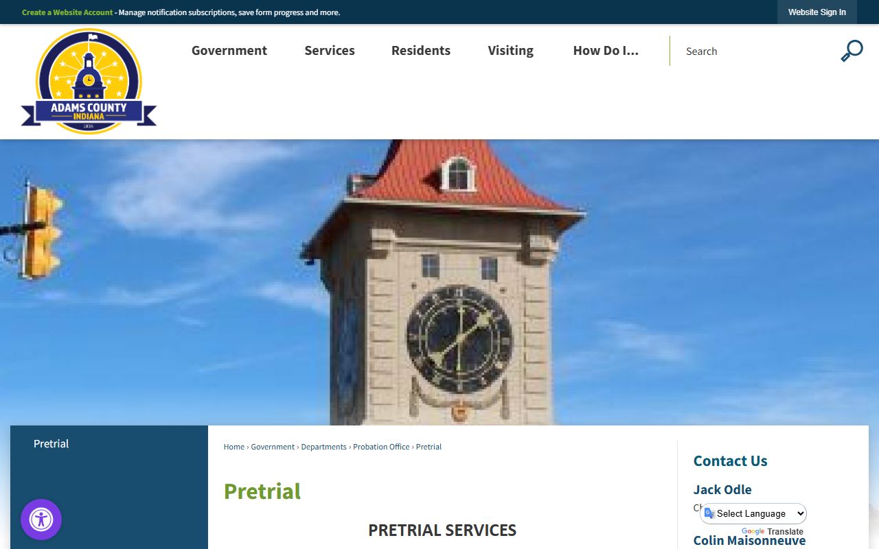 Adams County arrest records pretrial services source