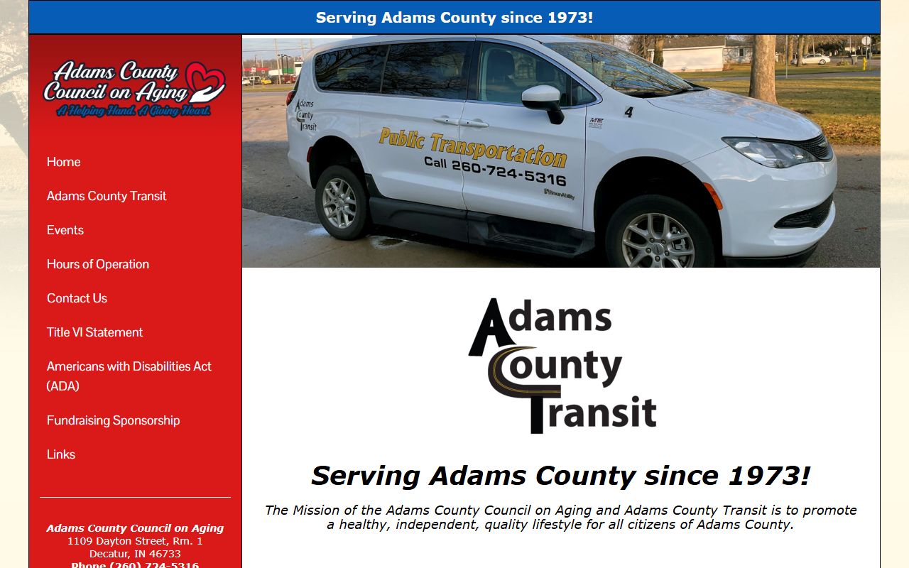 Adams County court records transit access to Decatur courthouse